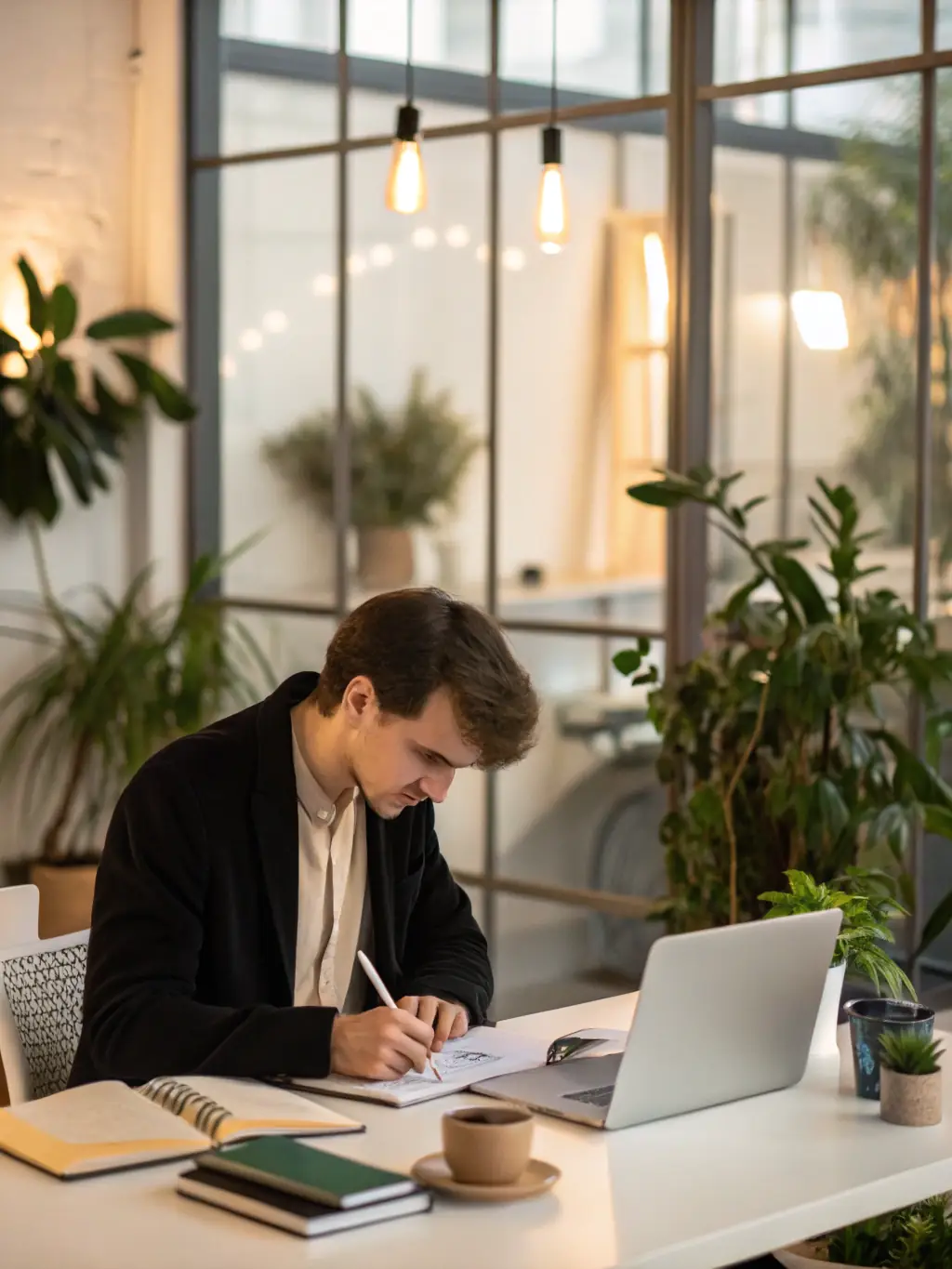 A professional using productivity software to manage tasks, prioritize deadlines, and streamline workflow in a modern Indian office setting.